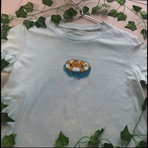 💙🍳A baby blue Gudetama t-shirt🍳💙